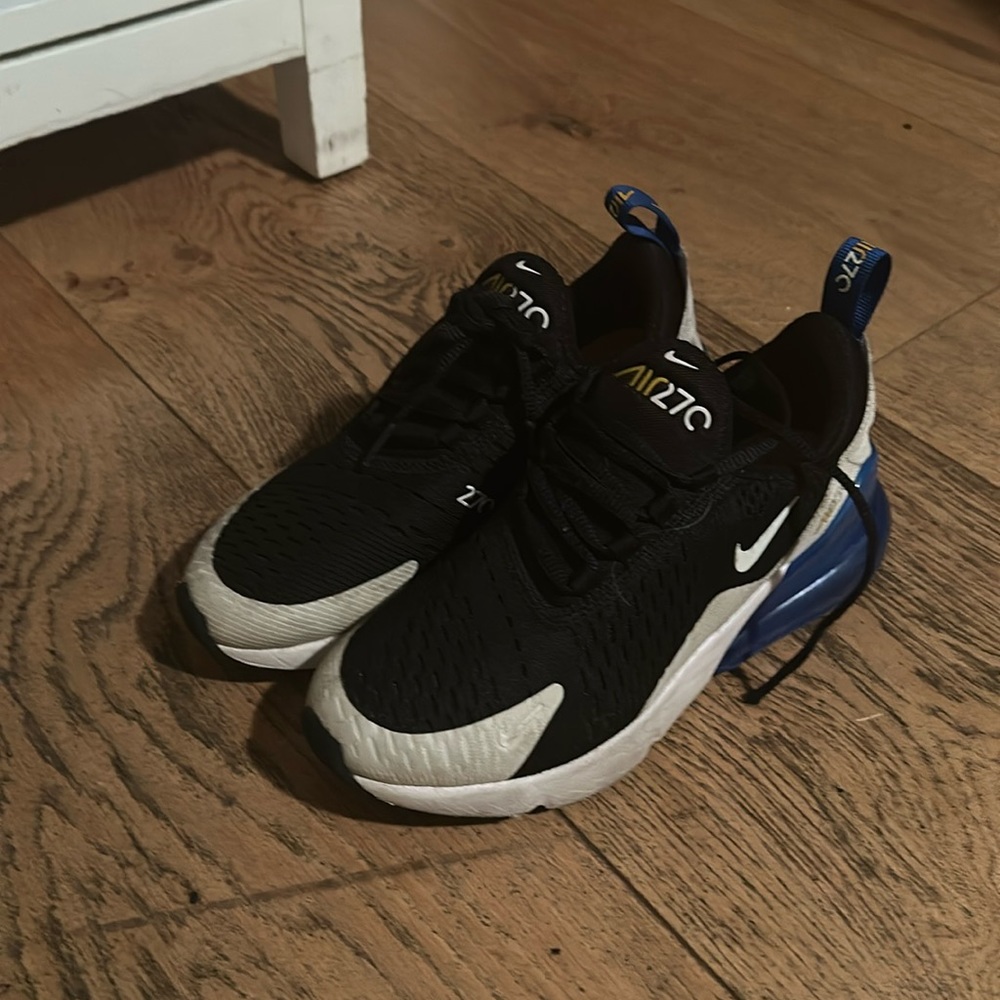 Blue Nike air 27c shoes (used twice)